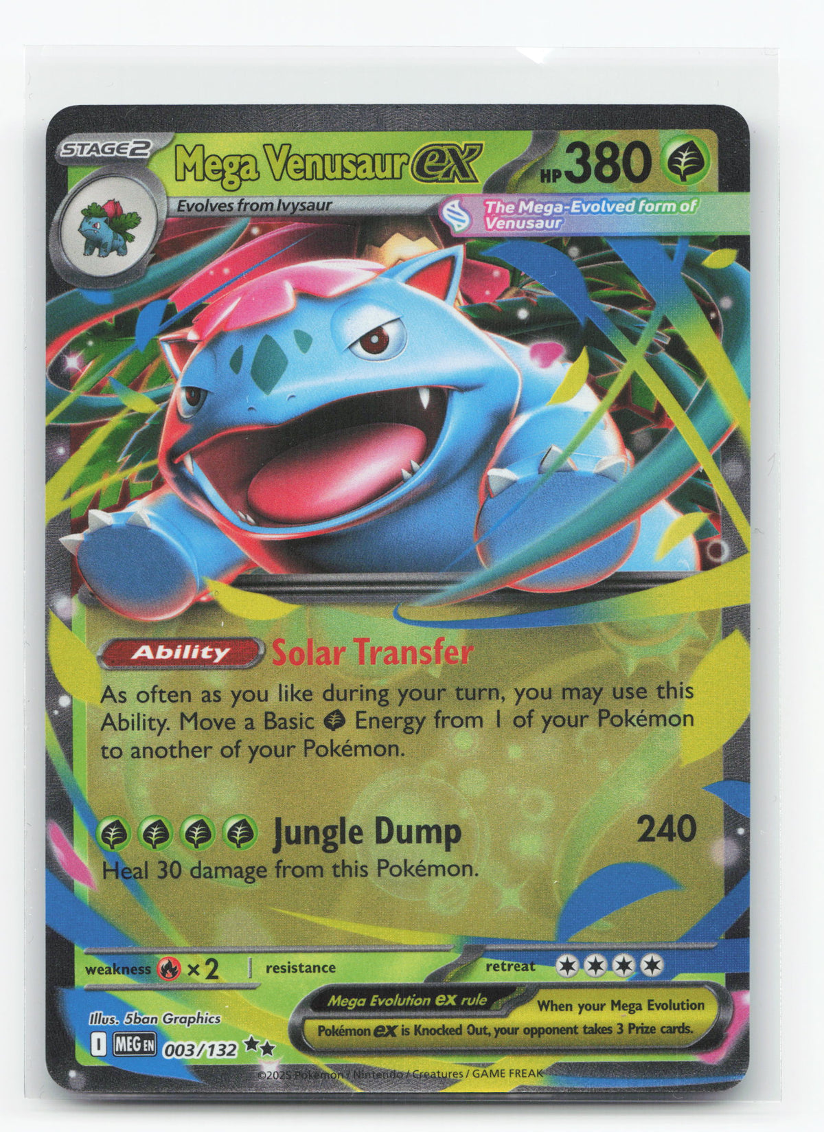 Mega Venusaur ex 003/132 - Mega Evolution