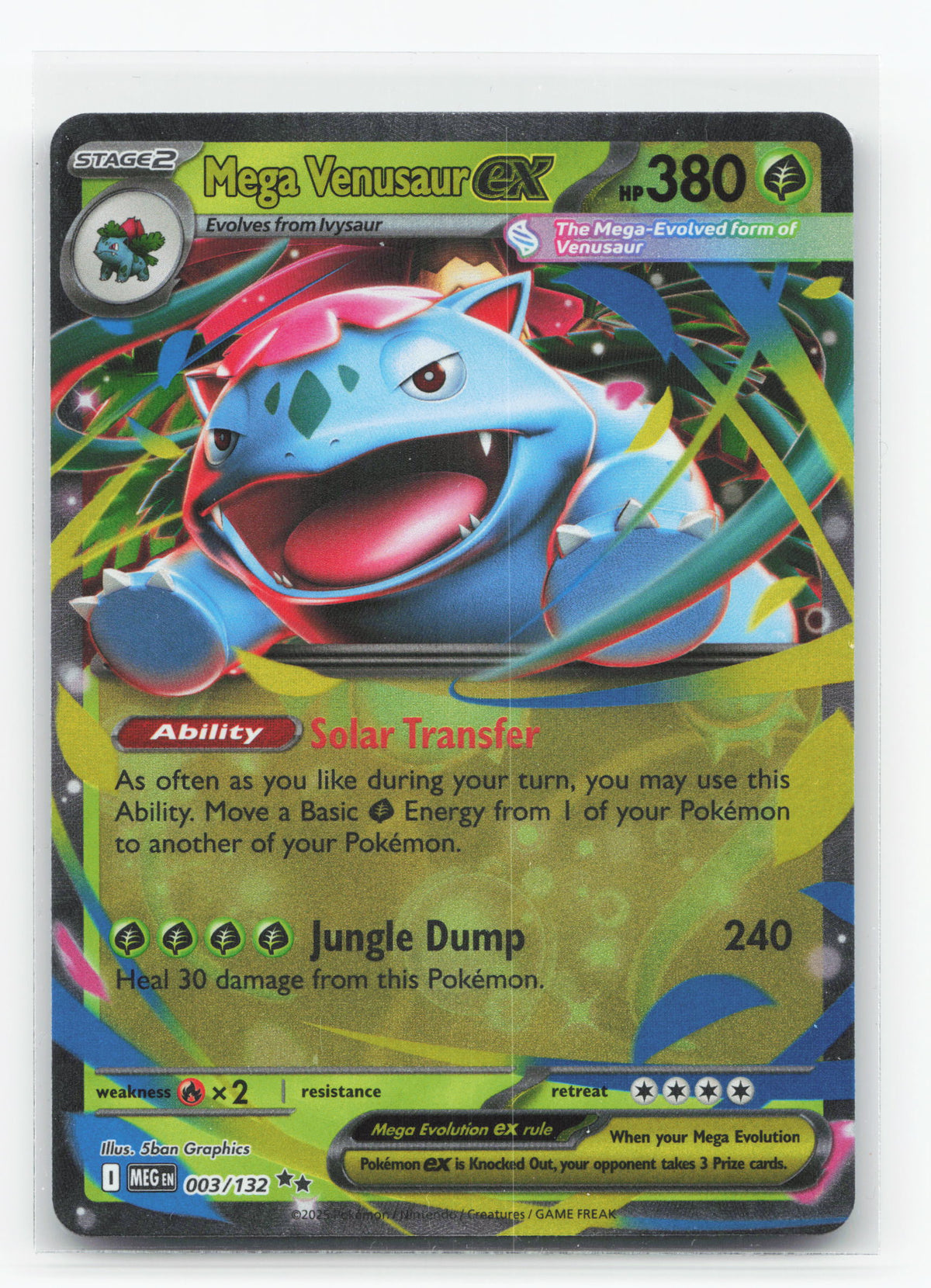 Mega Venusaur ex 003/132 - Mega Evolution