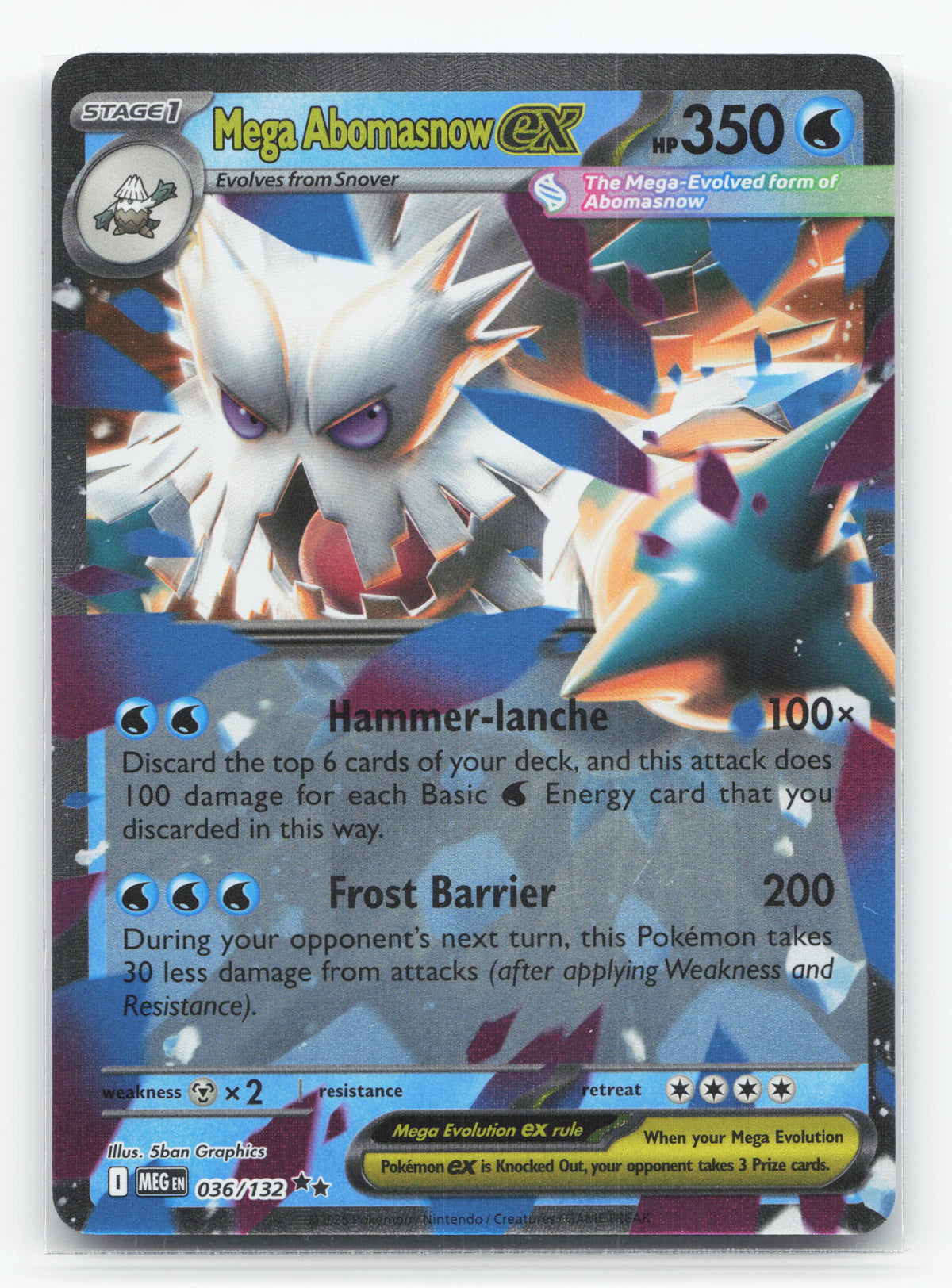 Mega Abomasnow ex 036/132 - Mega Evolution