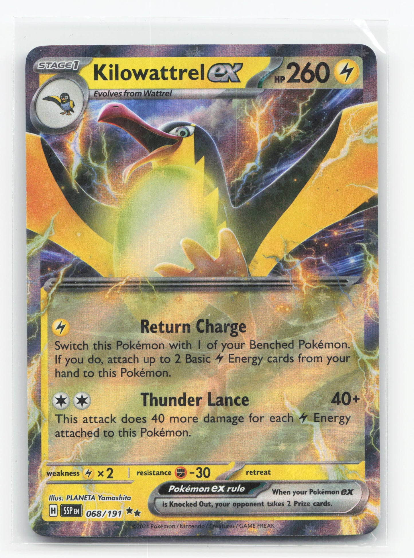Kilowattrel ex 068/191 - Surging Sparks