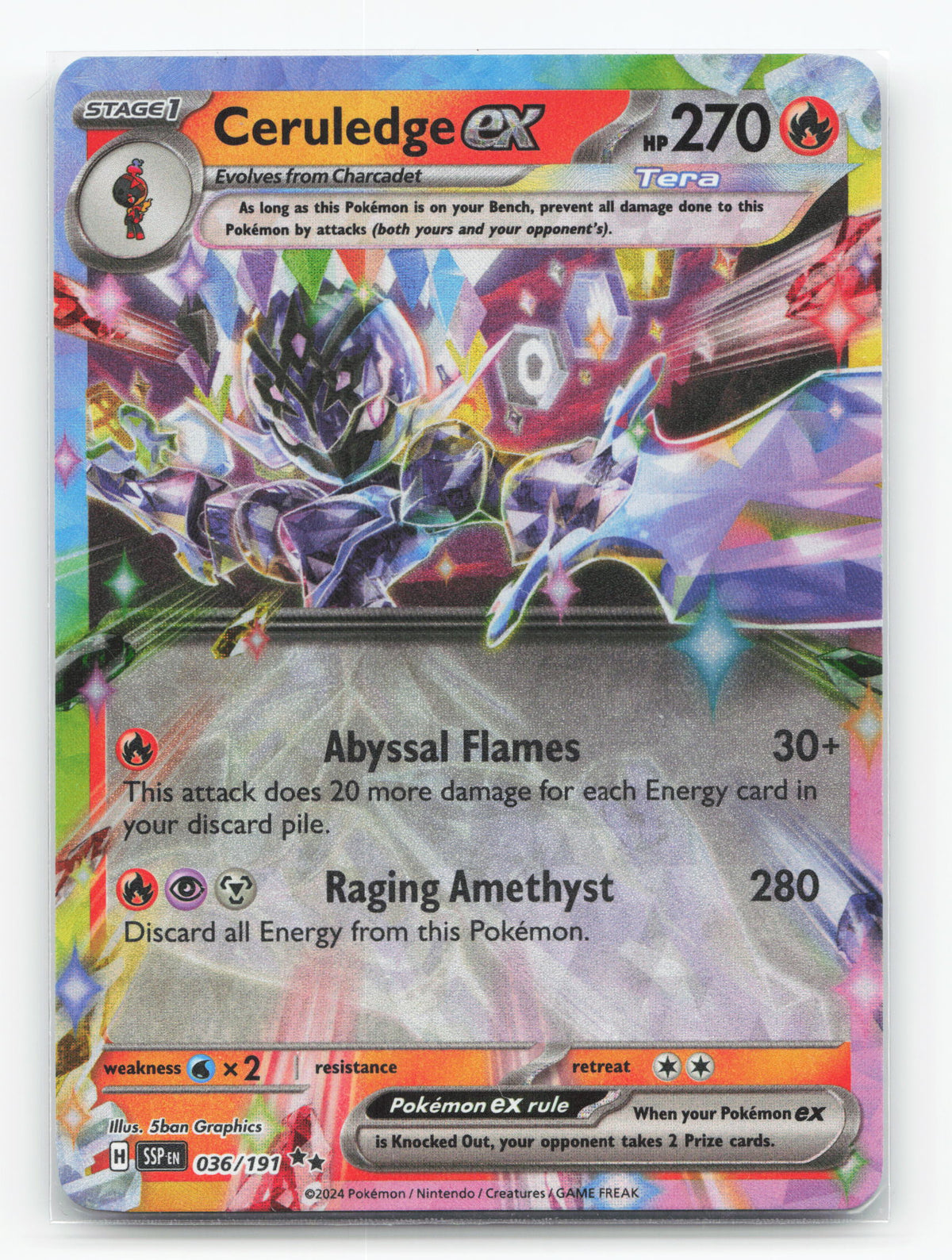 Ceruledge ex 036/191 - Surging Sparks