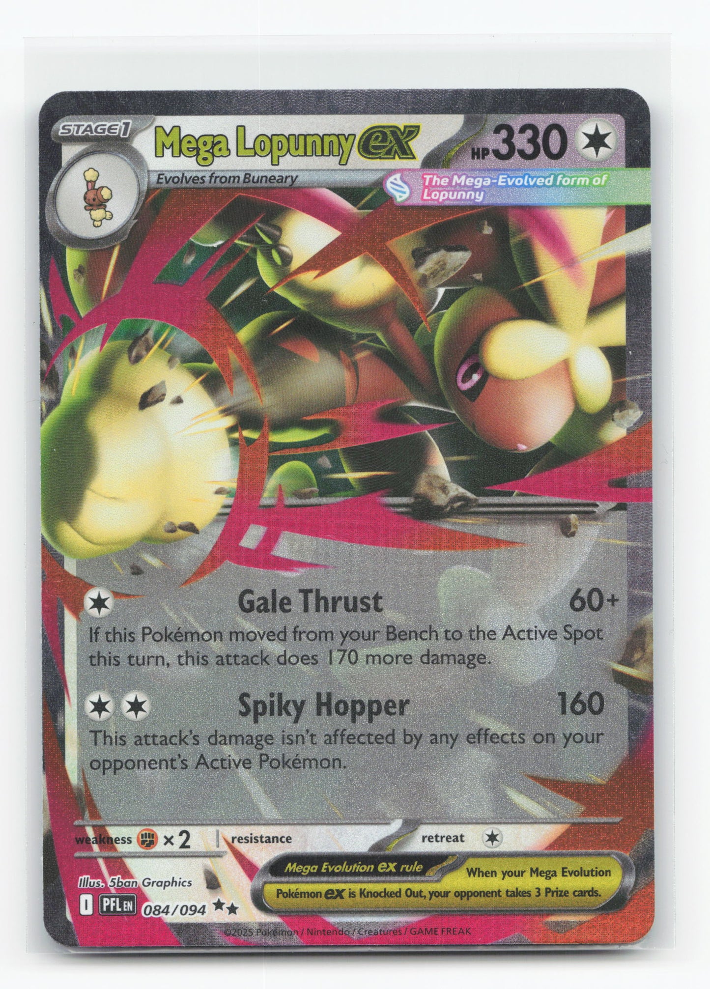 Mega Lopunny ex 084/094 - Phantasmal Flames