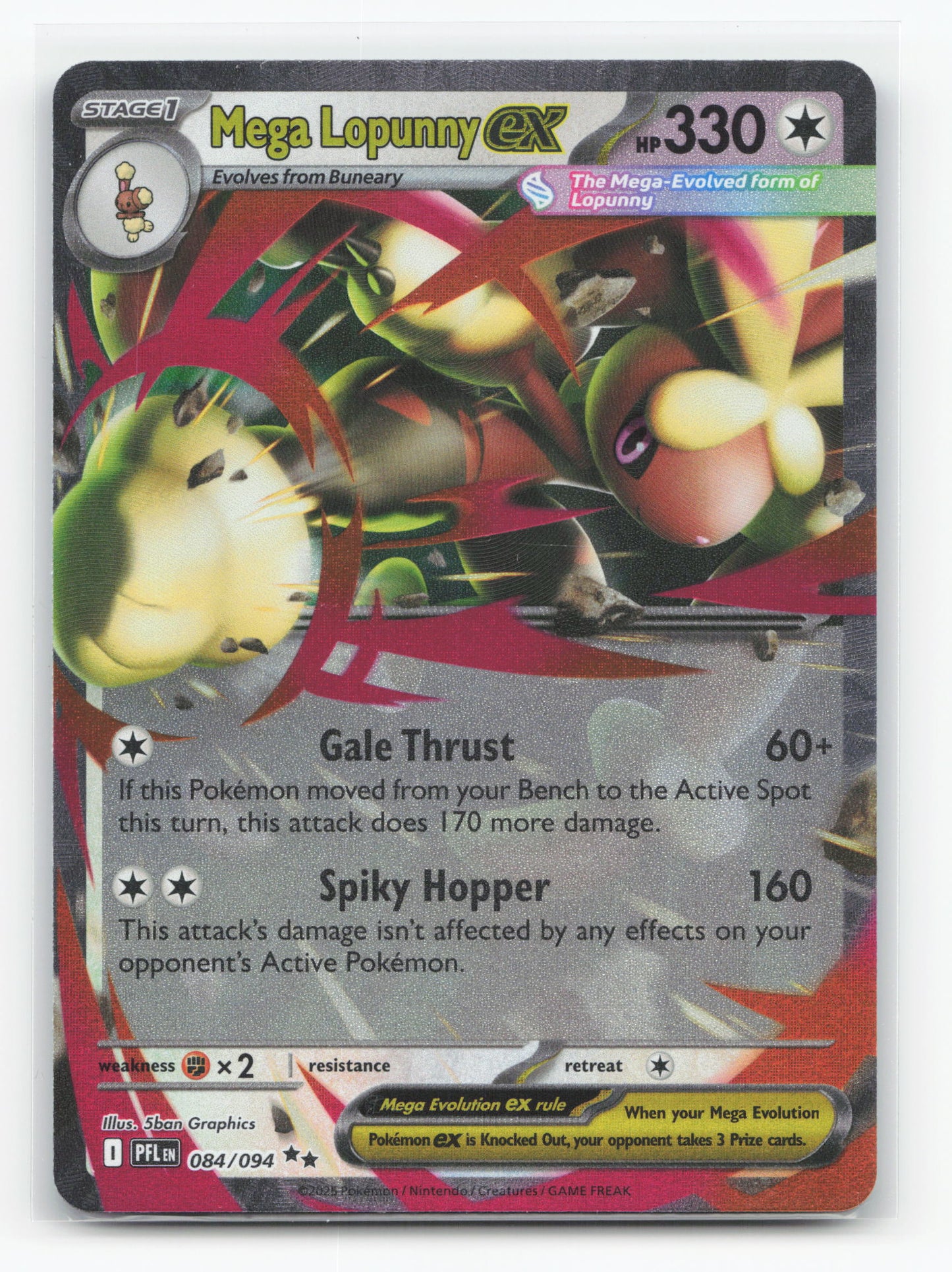 Mega Lopunny ex 084/094 - Phantasmal Flames