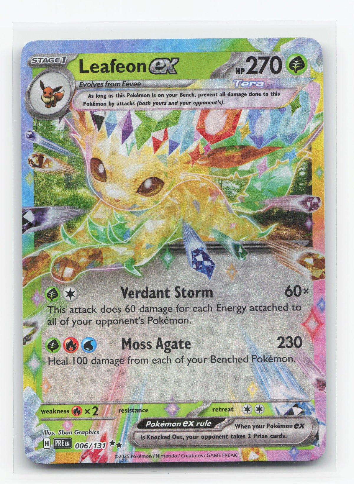 Leafeon ex 006/131 - Prismatic Evolutions