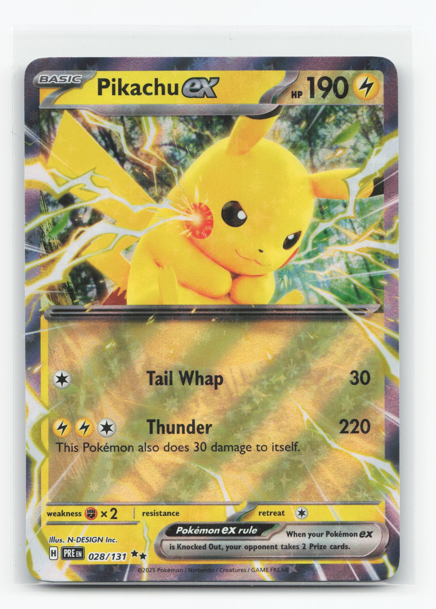 Pikachu ex 028/131 - Prismatic Evolutions