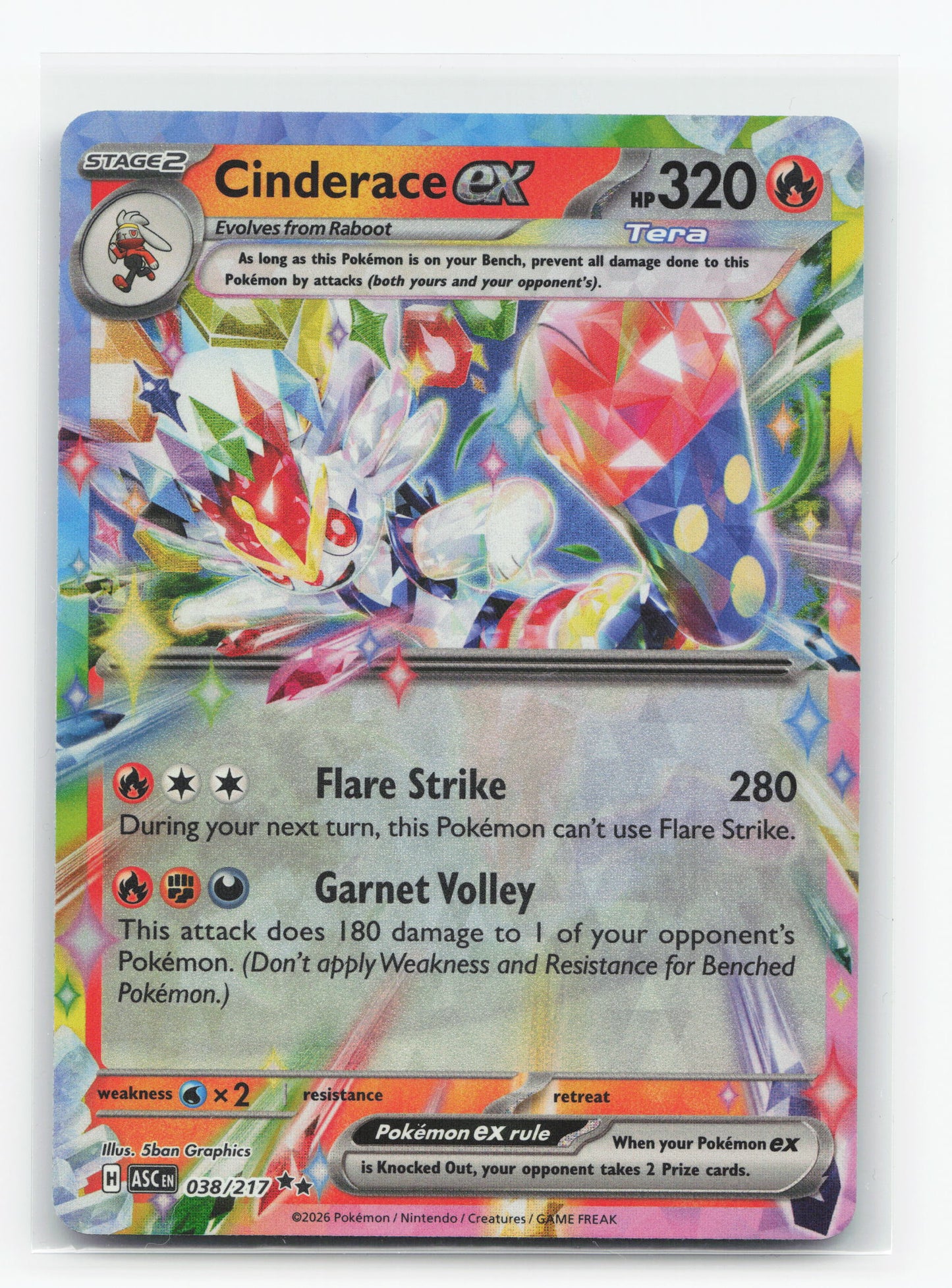 Cinderace ex 038/217 - Ascended Heroes