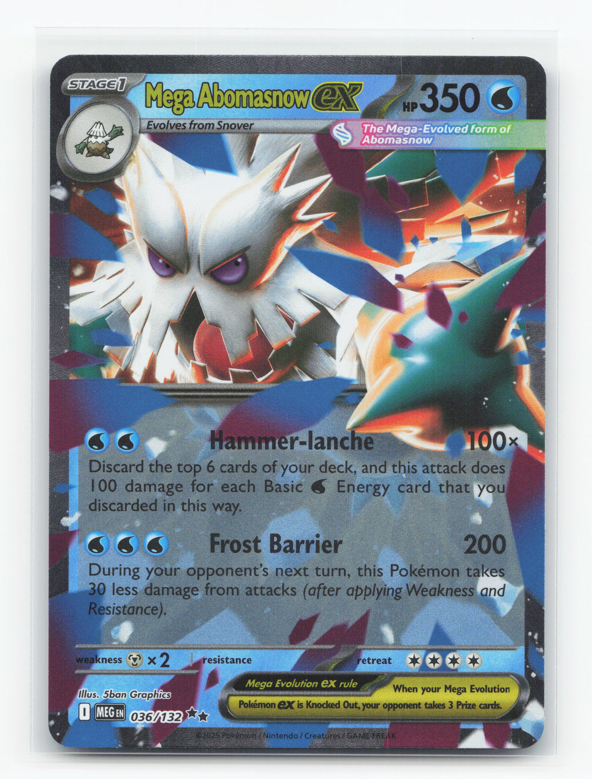 Mega Abomasnow ex 036/132 - Mega Evolution