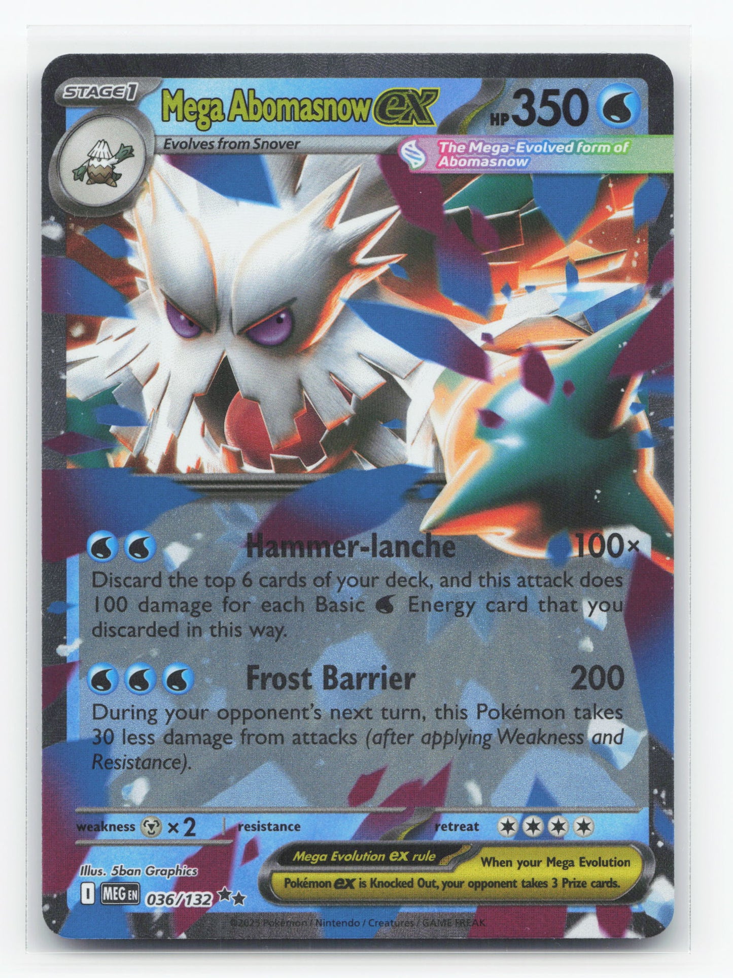 Mega Abomasnow ex 036/132 - Mega Evolution