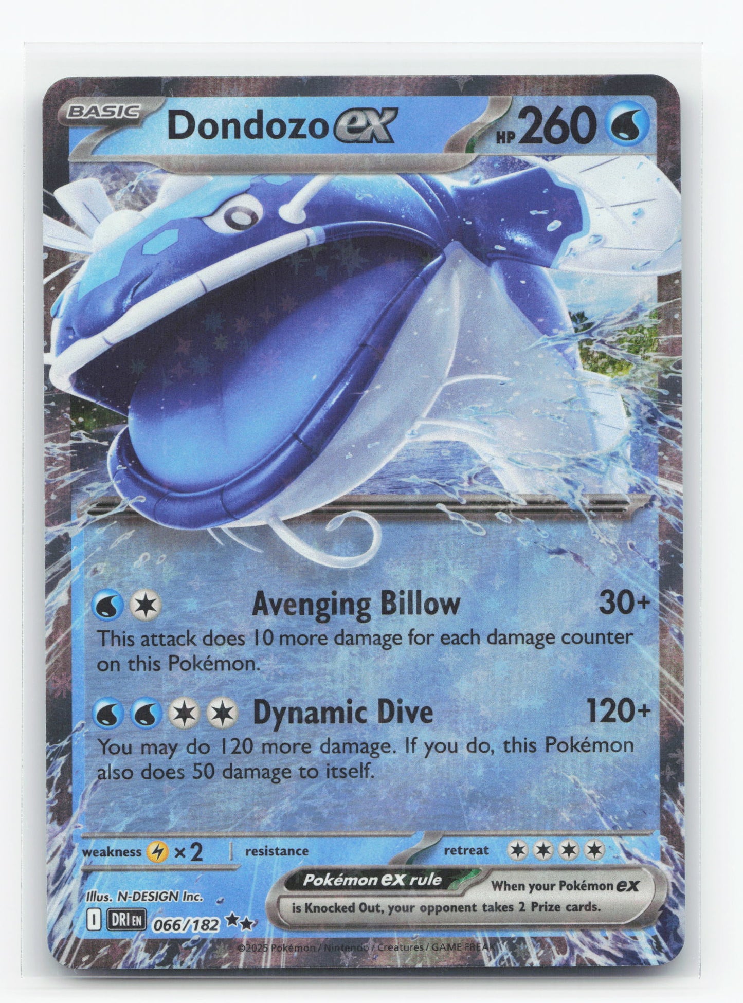 Dondozo ex 066/182 - Destined Rivals