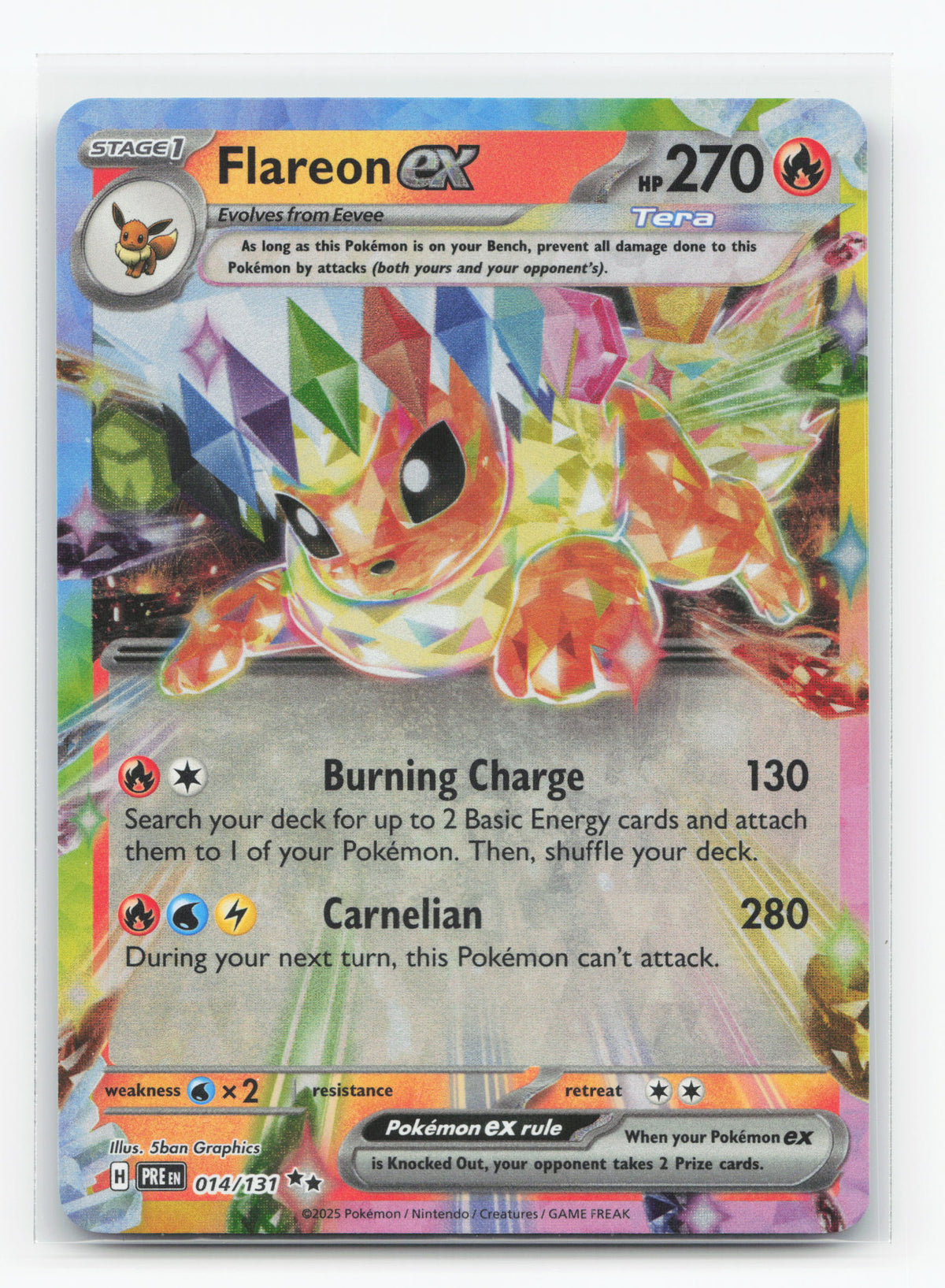 Flareon ex 014/131 - Prismatic Evolutions