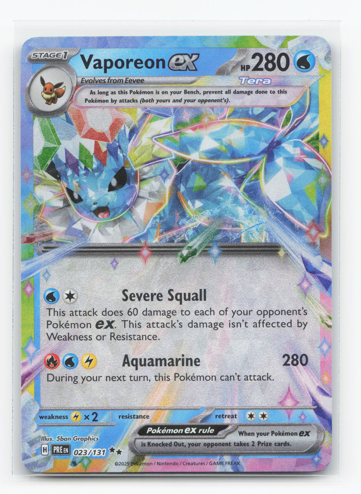 Vaporeon ex 023/131 - Prismatic Evolutions
