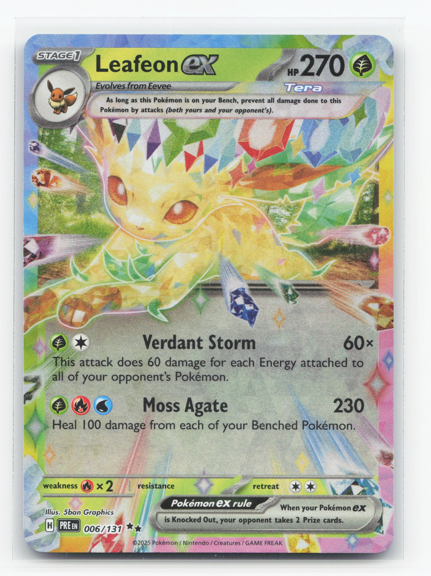 Leafeon ex 006/131 - Prismatic Evolutions