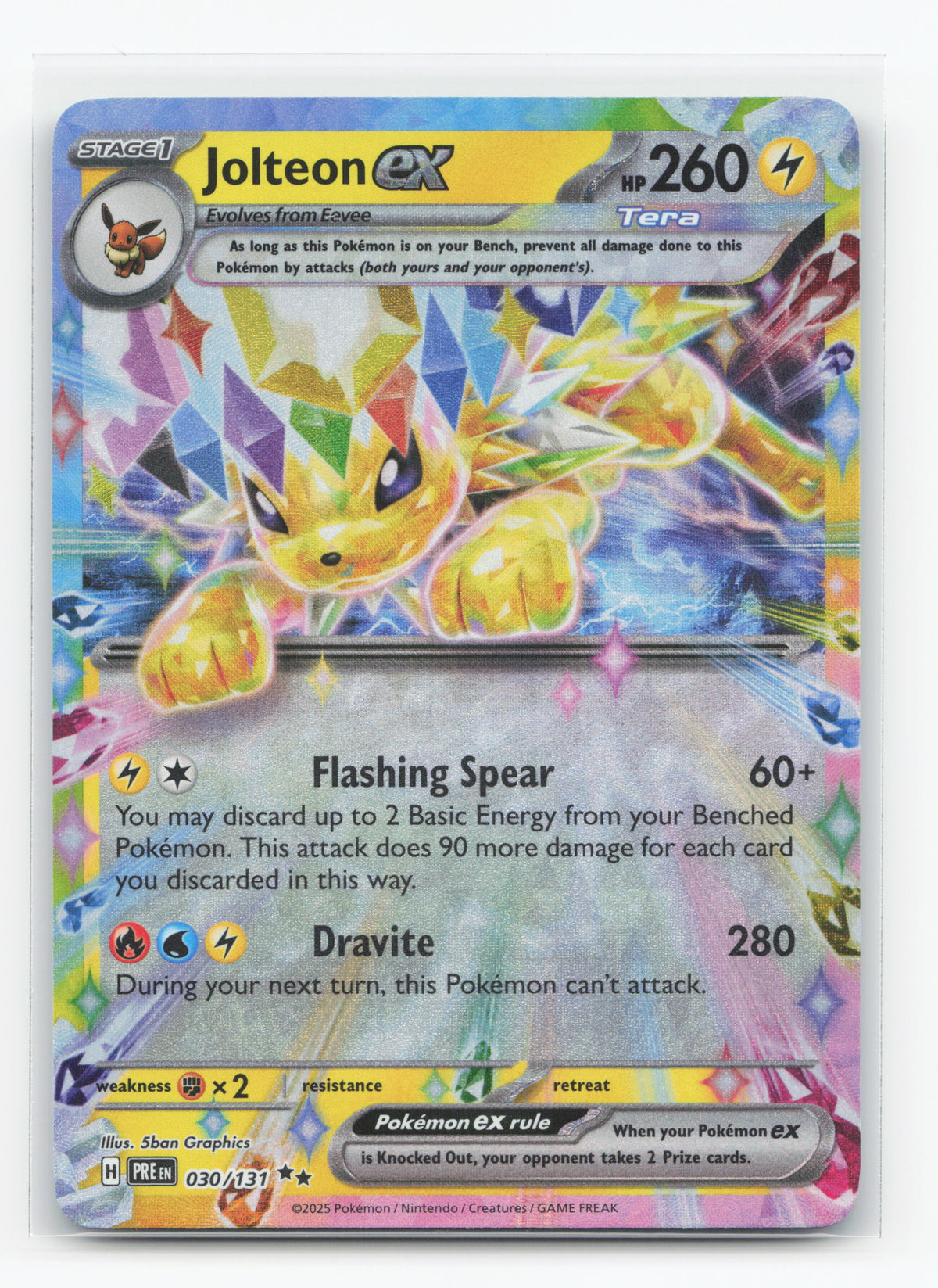 Jolteon ex 030/131 - Prismatic Evolutions