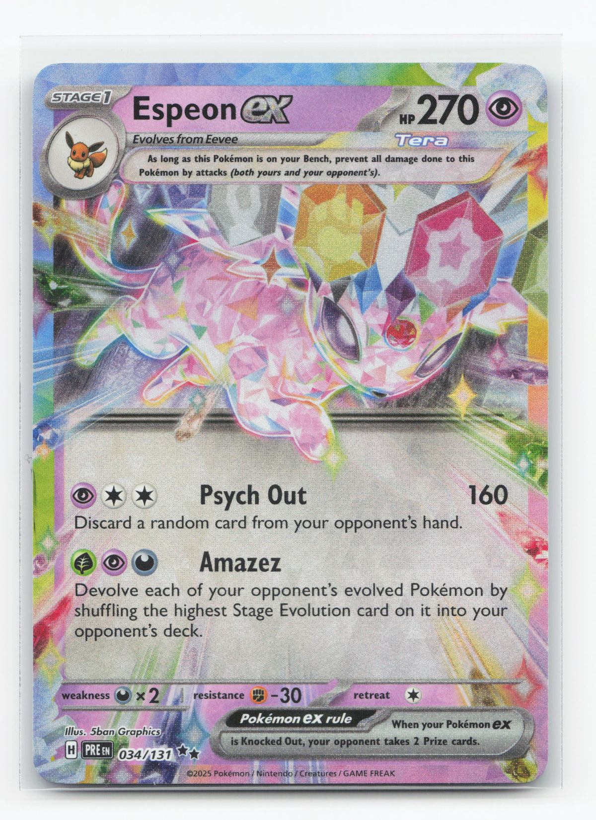 Espeon ex 034/131 - Prismatic Evolutions