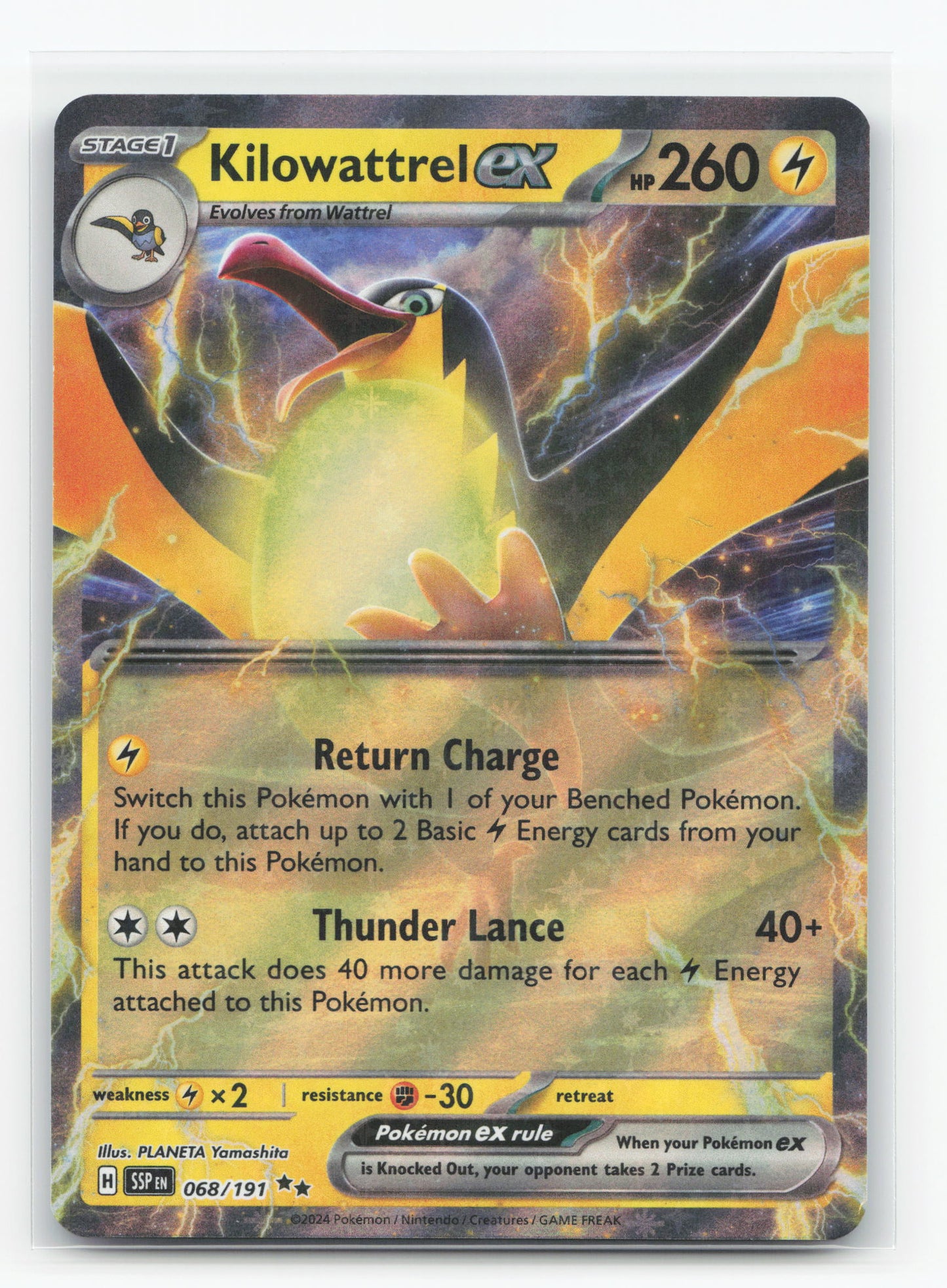 Kilowattrel ex 068/191 - Surging Sparks