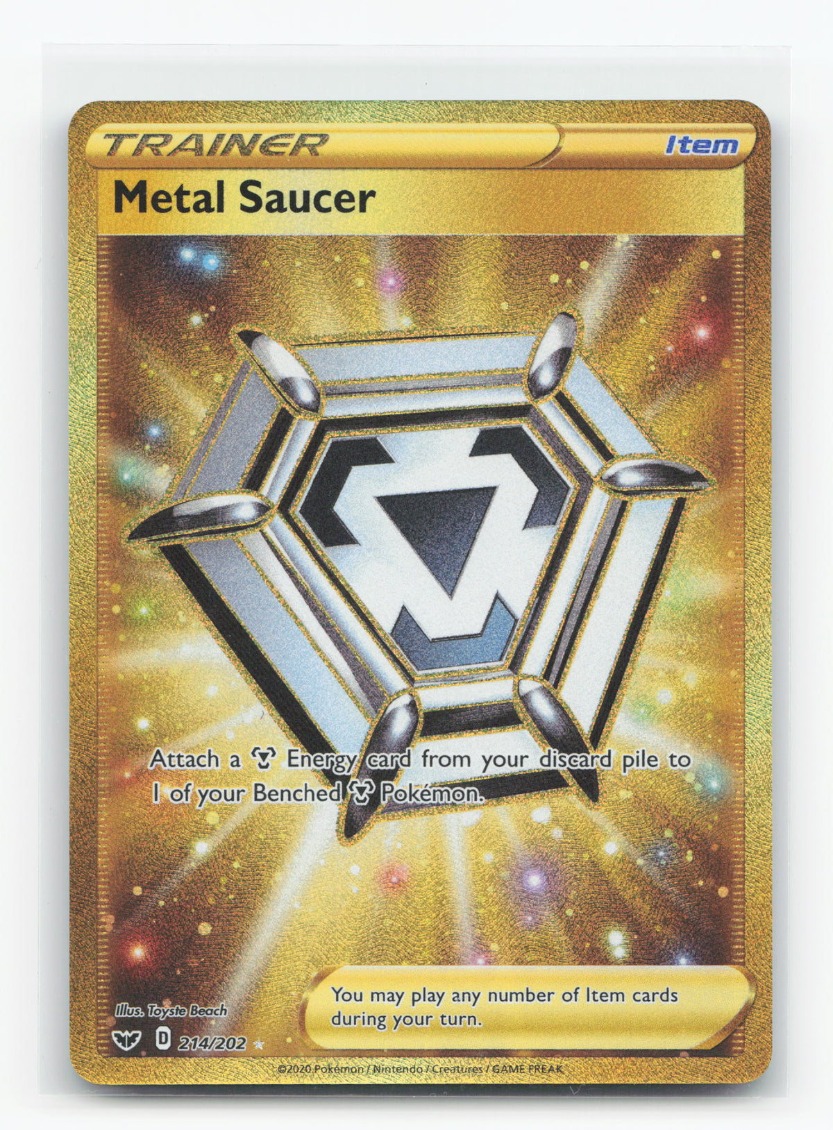 Metal Saucer 214/202 - Sword & Shield