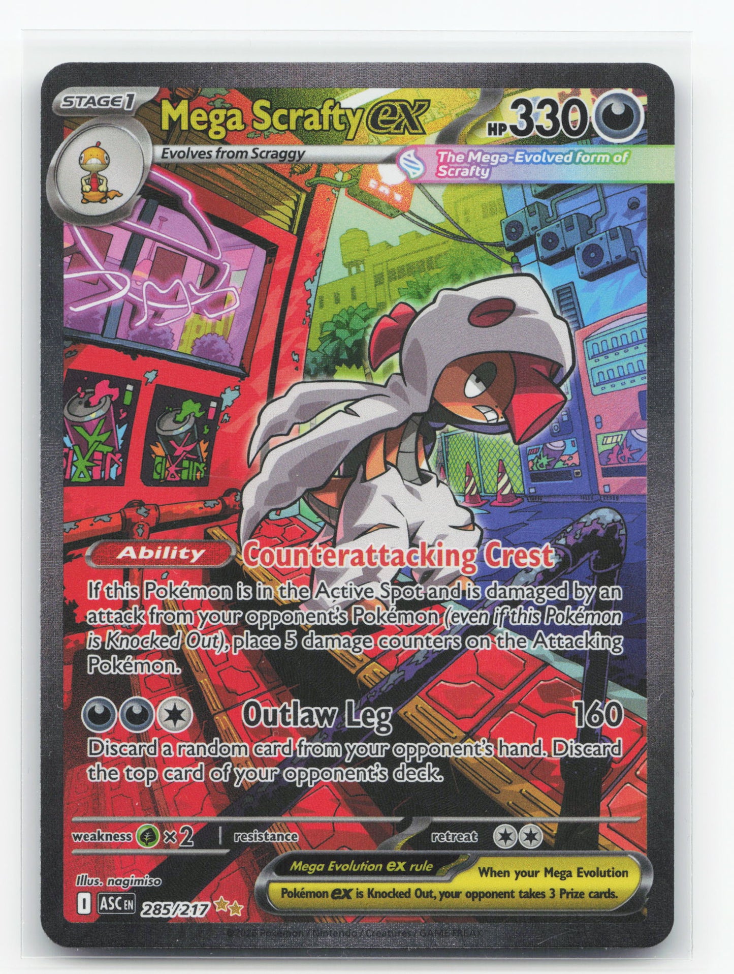 Mega Scrafty ex 285/217 - Ascended Heroes