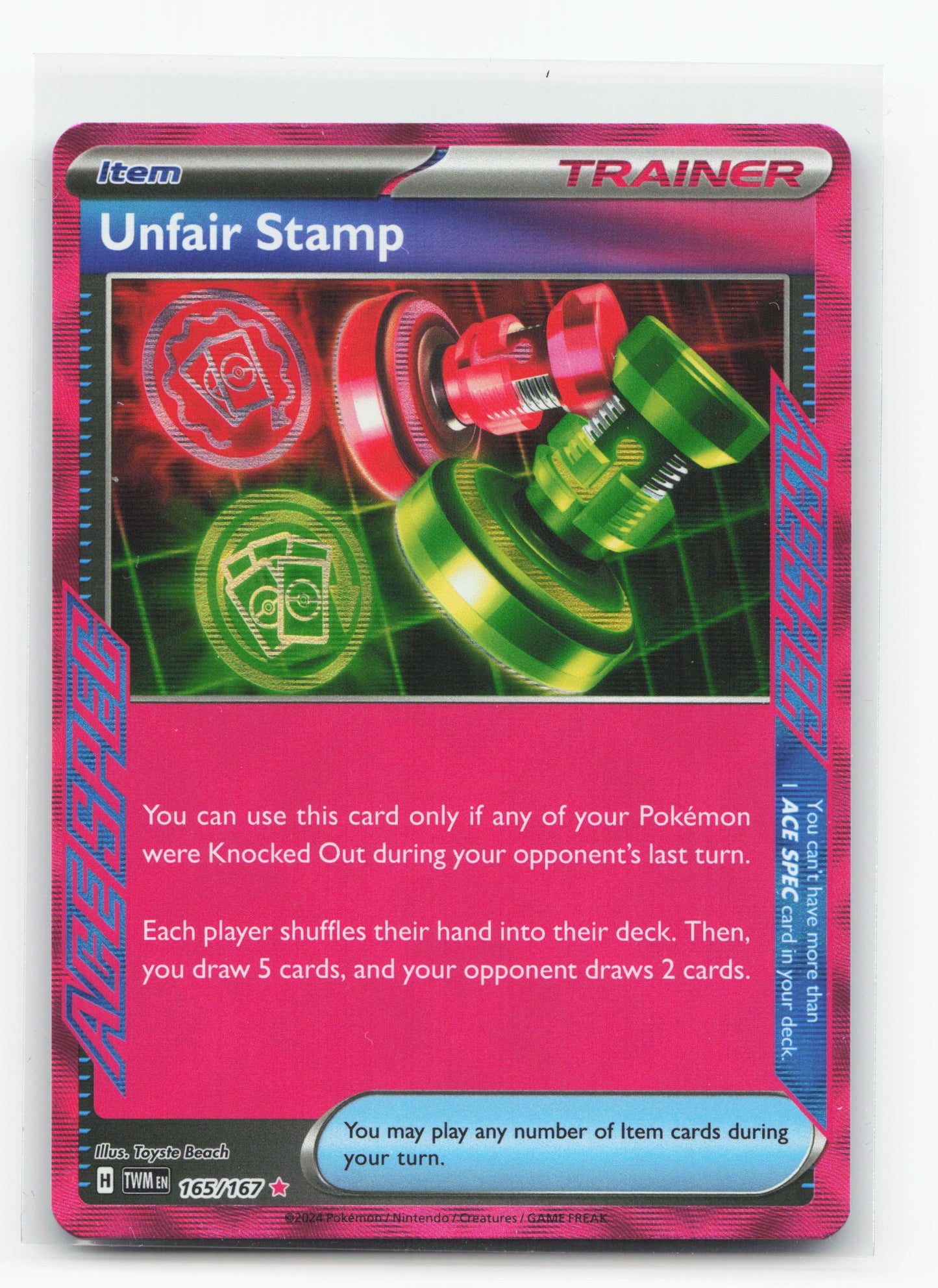 Unfair Stamp 165/167 - Twilight Masquerade