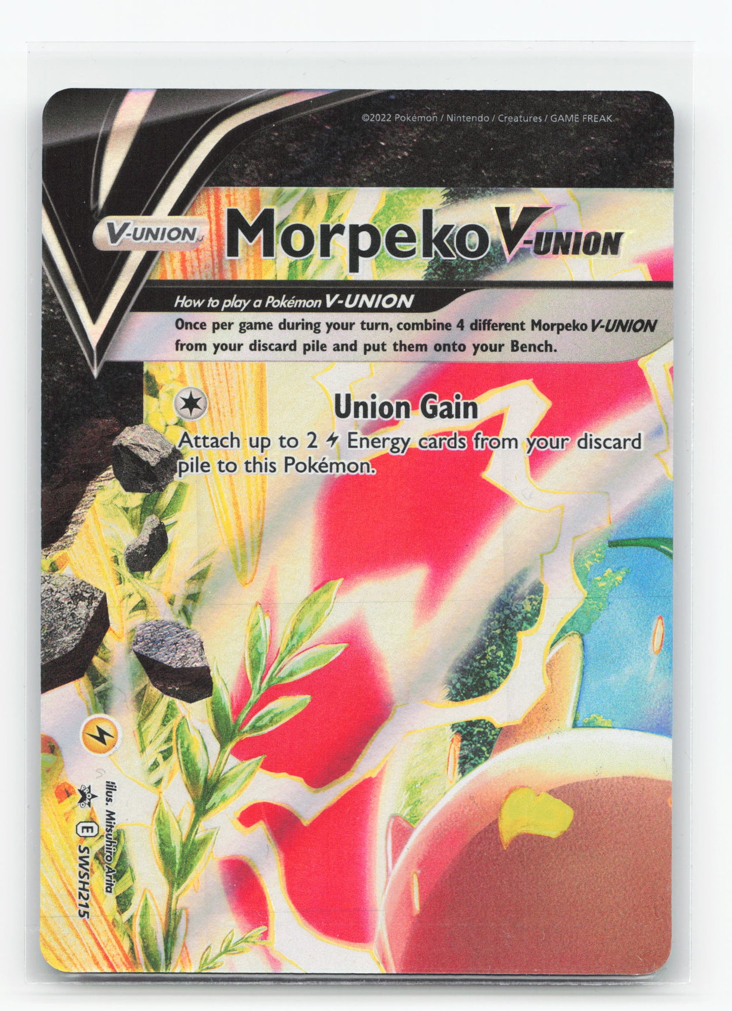Morpeko V-UNION SWSH215 - SWSH Black Star Promos