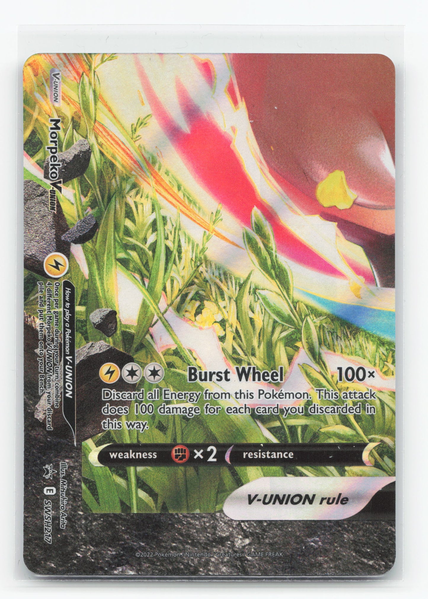 Morpeko V-UNION SWSH217 - SWSH Black Star Promos