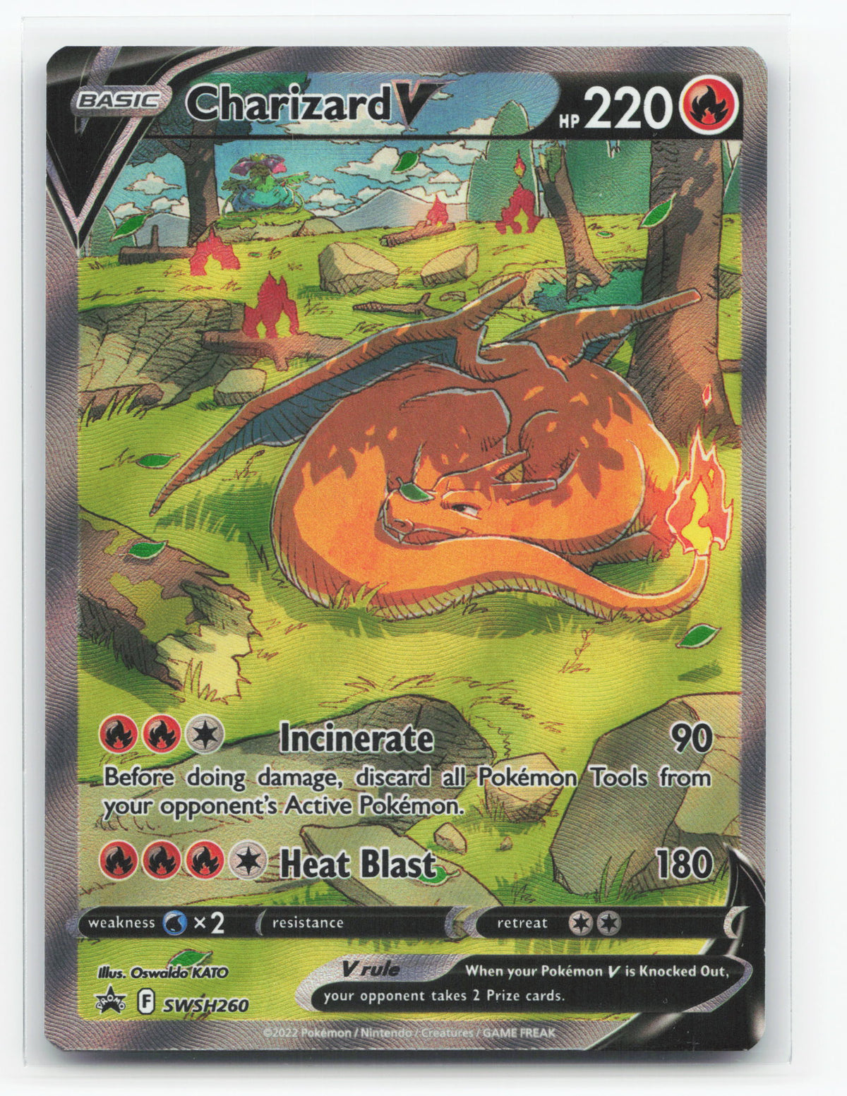 Charizard V SWSH260 - SWSH Black Star Promos