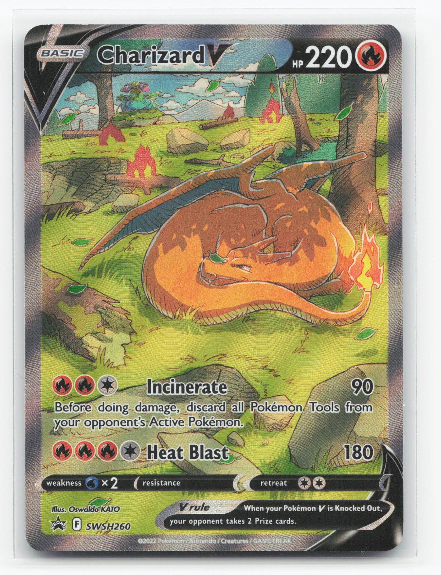 Charizard V SWSH260 - SWSH Black Star Promos