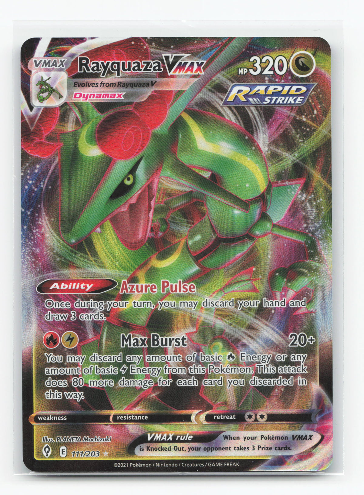 Rayquaza VMAX 111/203 - Evolving Skies