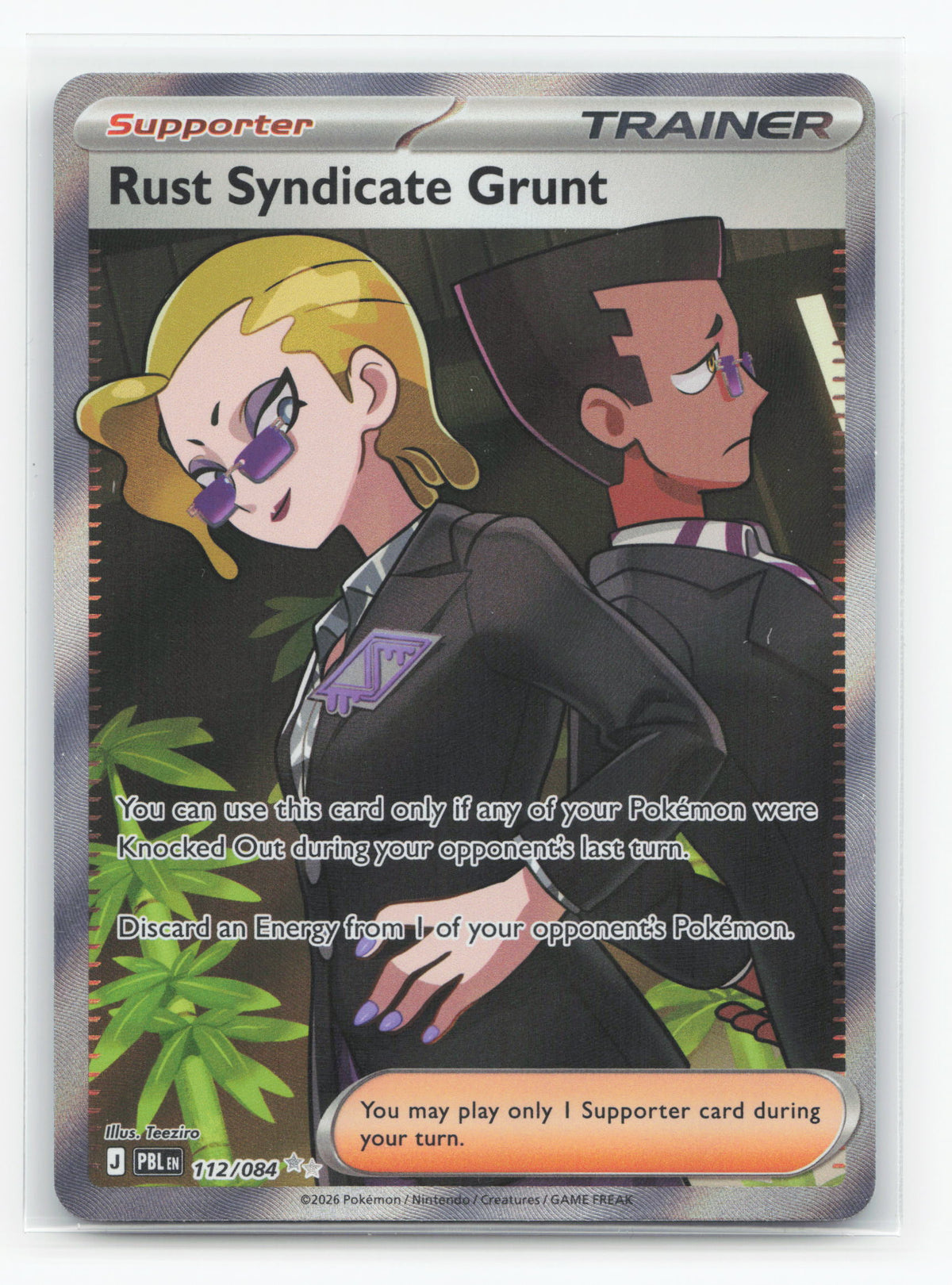 Rust Syndicate Grunt 112/084 - Pitch Black