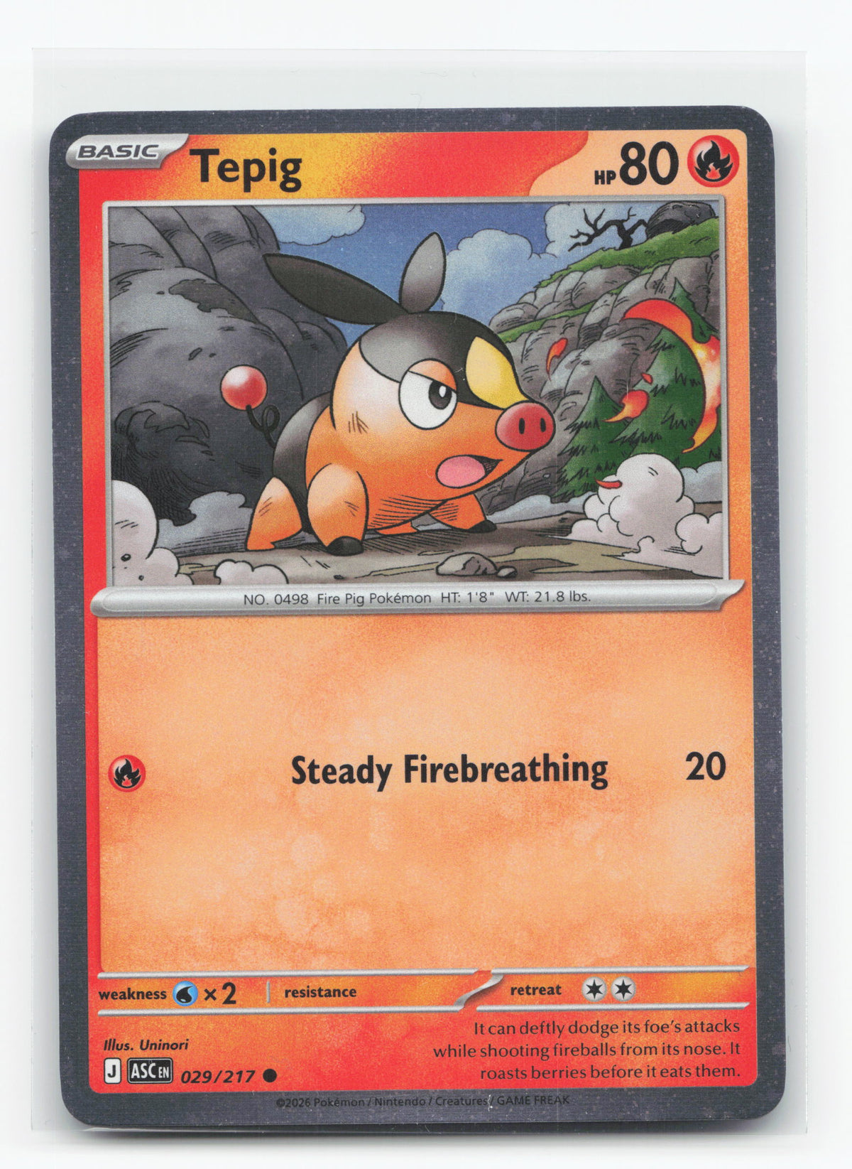 Tepig 029/217 - Ascended Heroes