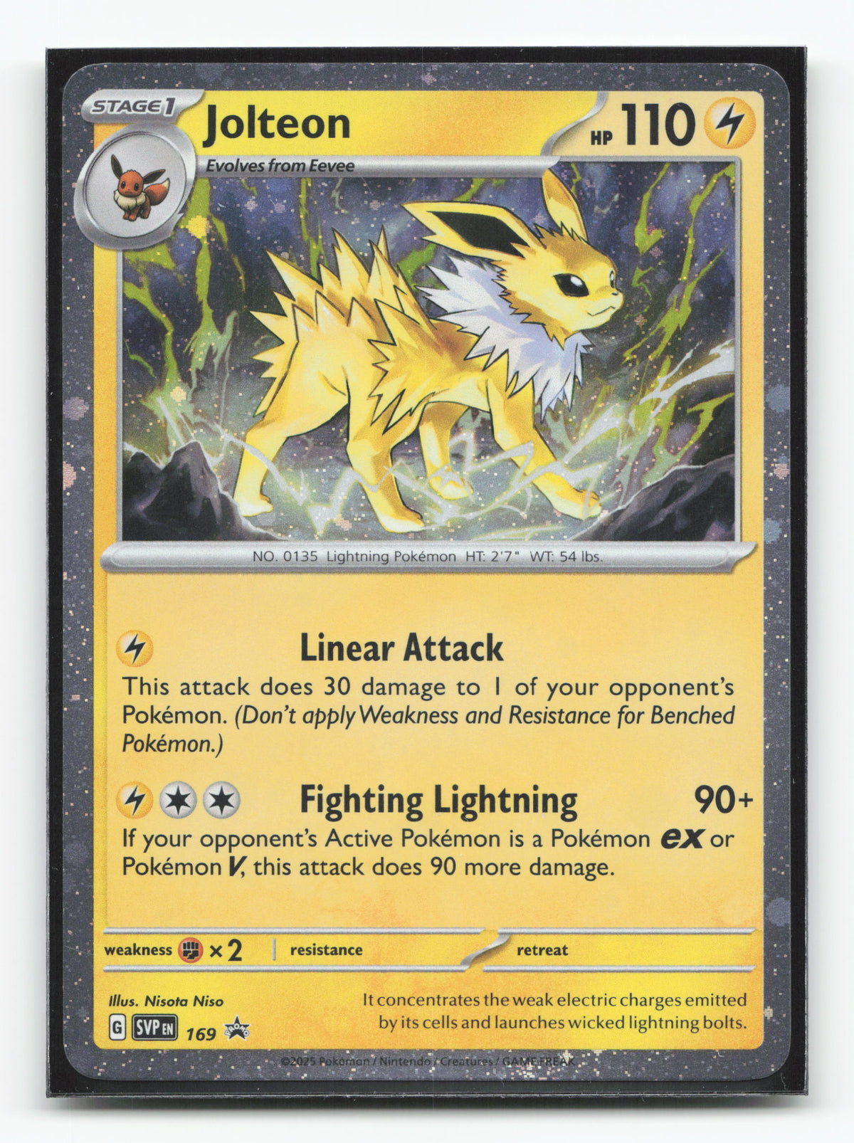 Jolteon 169 - Scarlet & Violet Black Star Promos