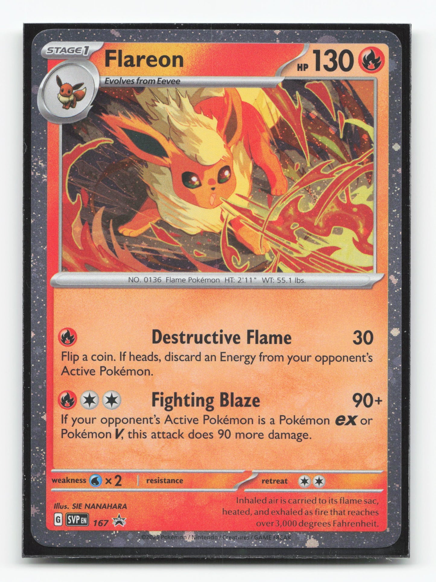 Flareon 167 - Scarlet & Violet Black Star Promos