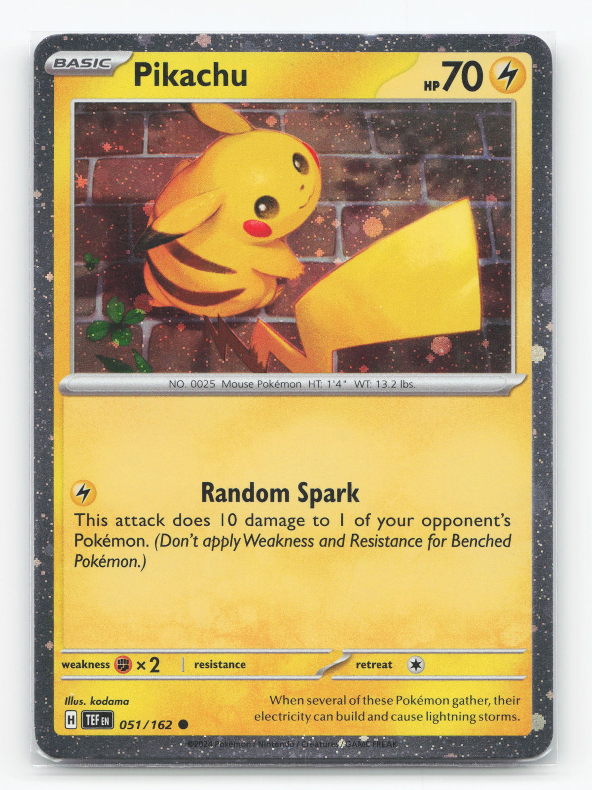 Pikachu 051/162 - Temporal Forces