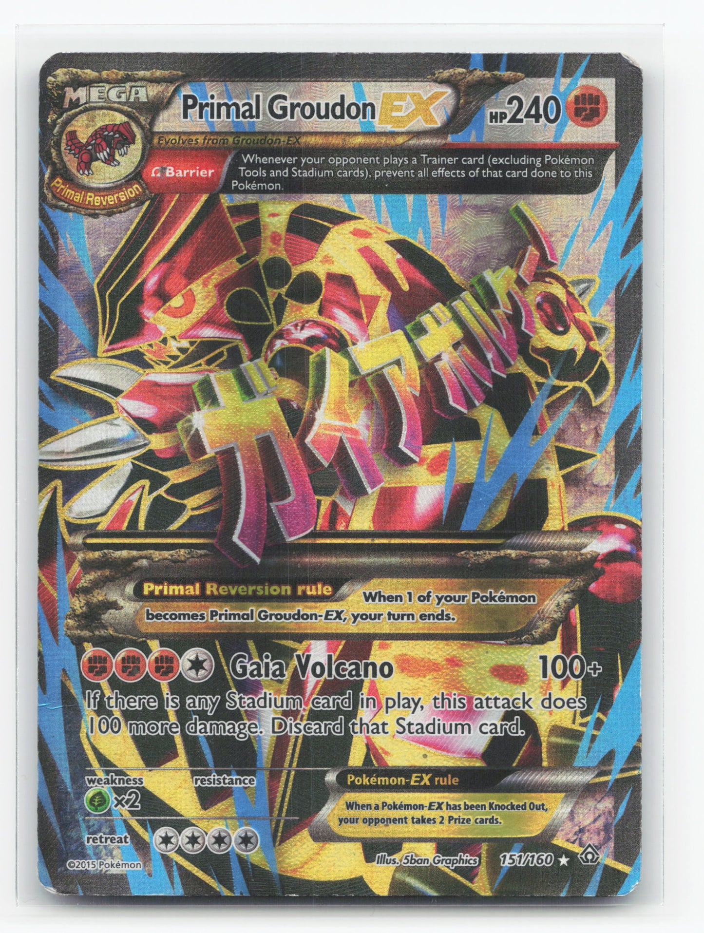 Primal Groudon-EX 151/160 - Primal Clash