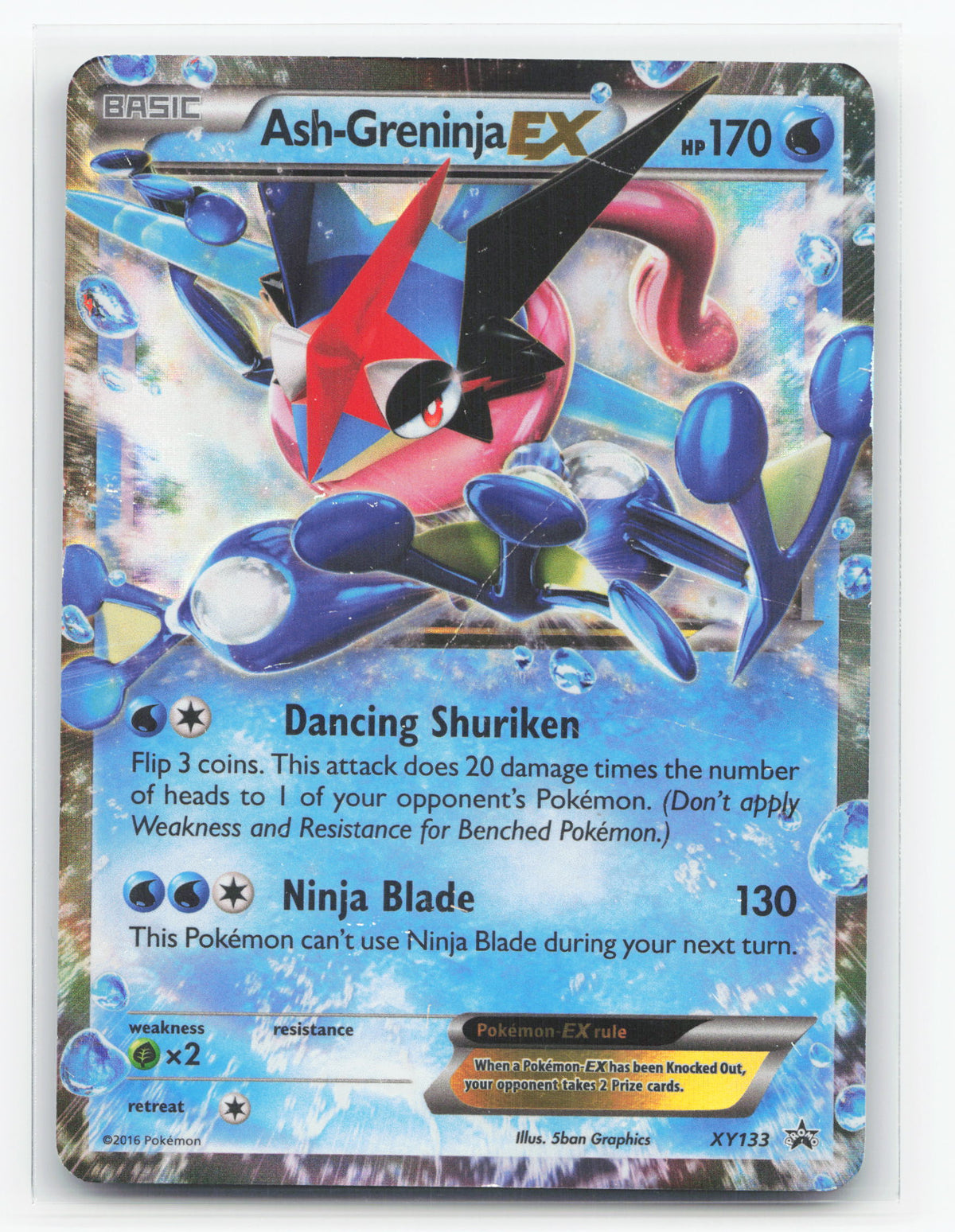 Ash-Greninja-EX XY133 - XY Black Star Promos