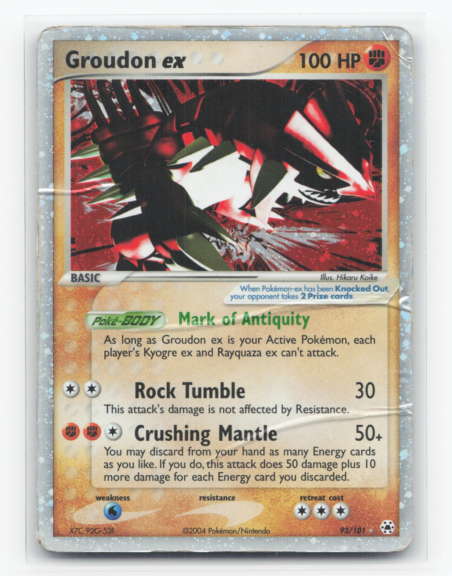 Groudon ex 93/101 - Hidden Legends