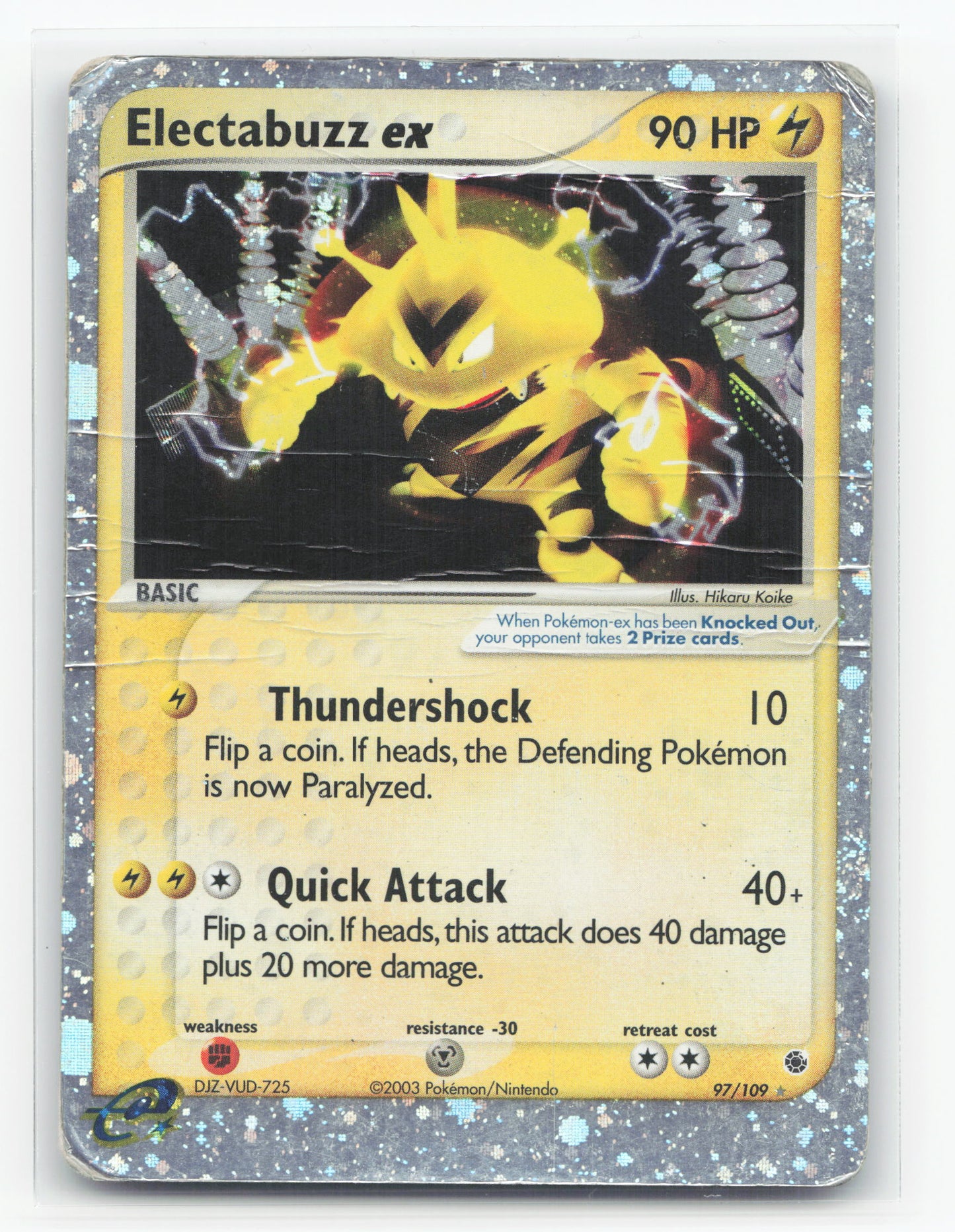 Electabuzz ex 97/109 - Ruby & Sapphire