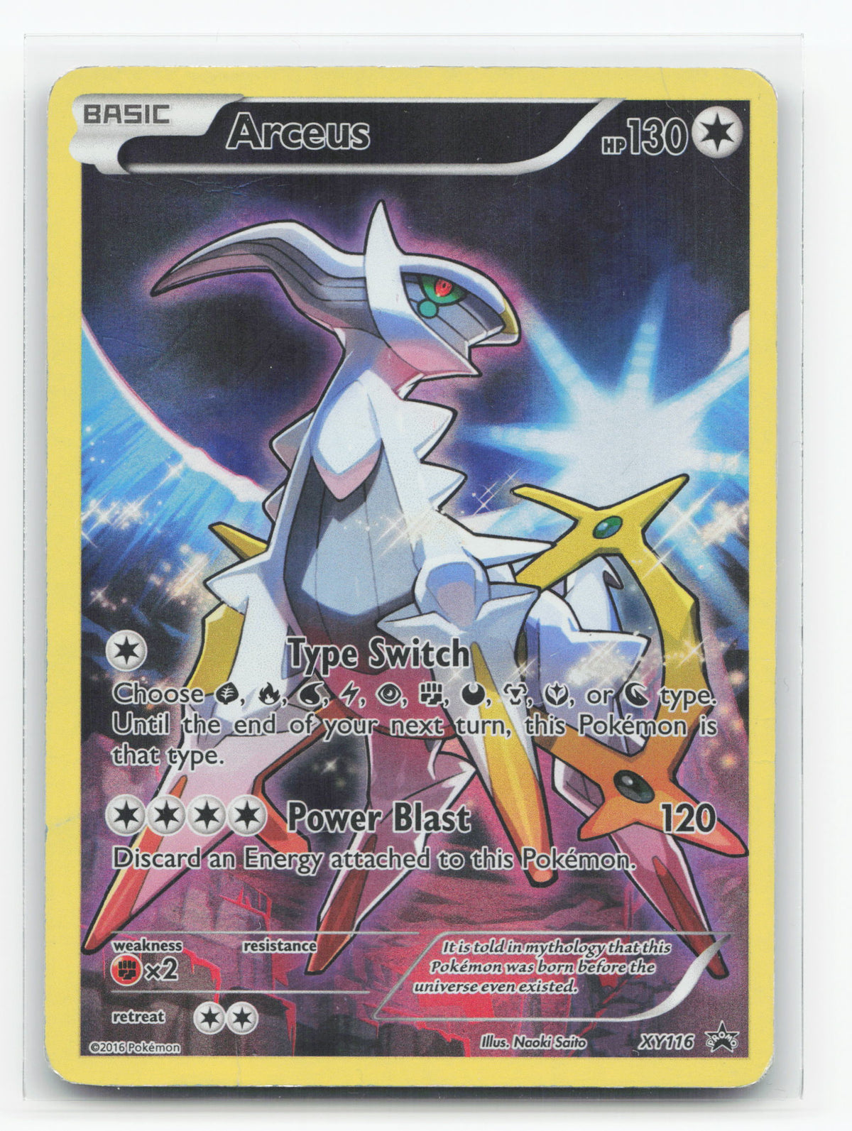 Arceus XY116 - XY Black Star Promos