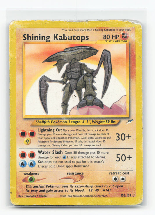 Shining Kabutops 108/105 - Neo Destiny