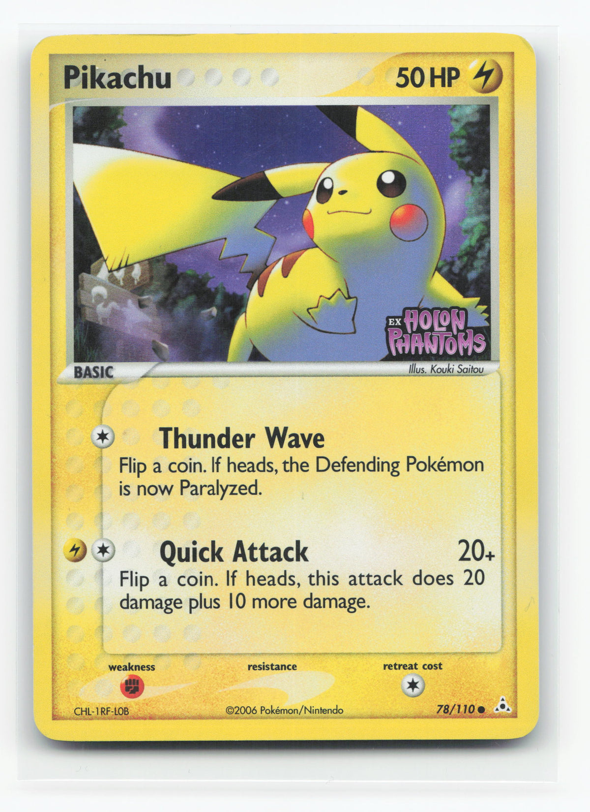 Pikachu 78/110 - Holon Phantoms