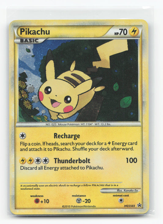 Pikachu HGSS03 - HGSS Black Star Promos