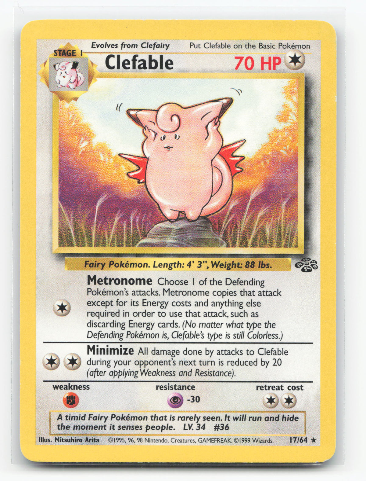 Clefable 17/64 - Jungle