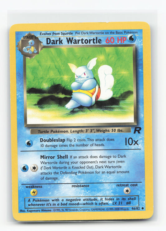 Dark Wartortle 46/82 - Team Rocket