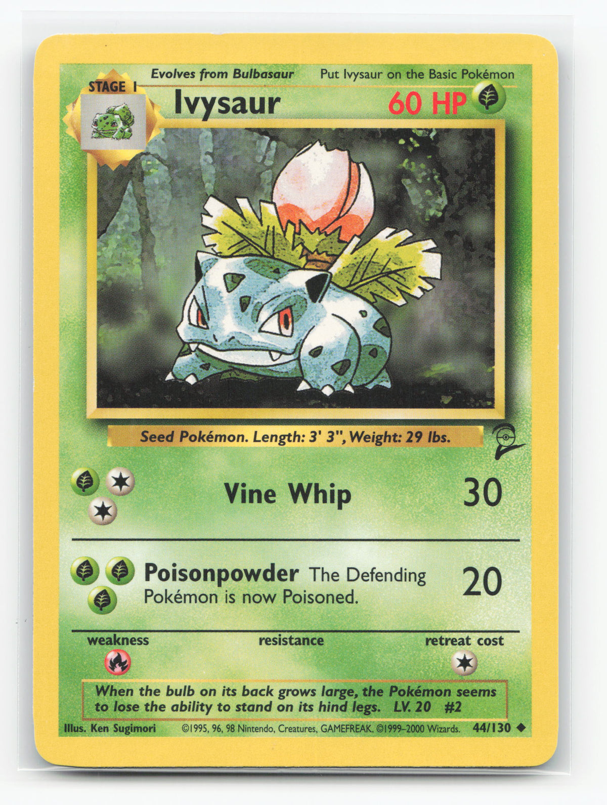 Ivysaur 44/130 - Base Set 2