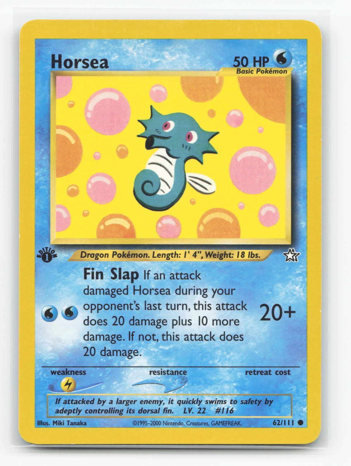 Horsea 62/111 - Neo Genesis