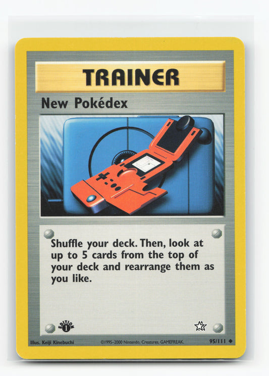New Pokédex 95/111 1st Edition - Neo Genesis