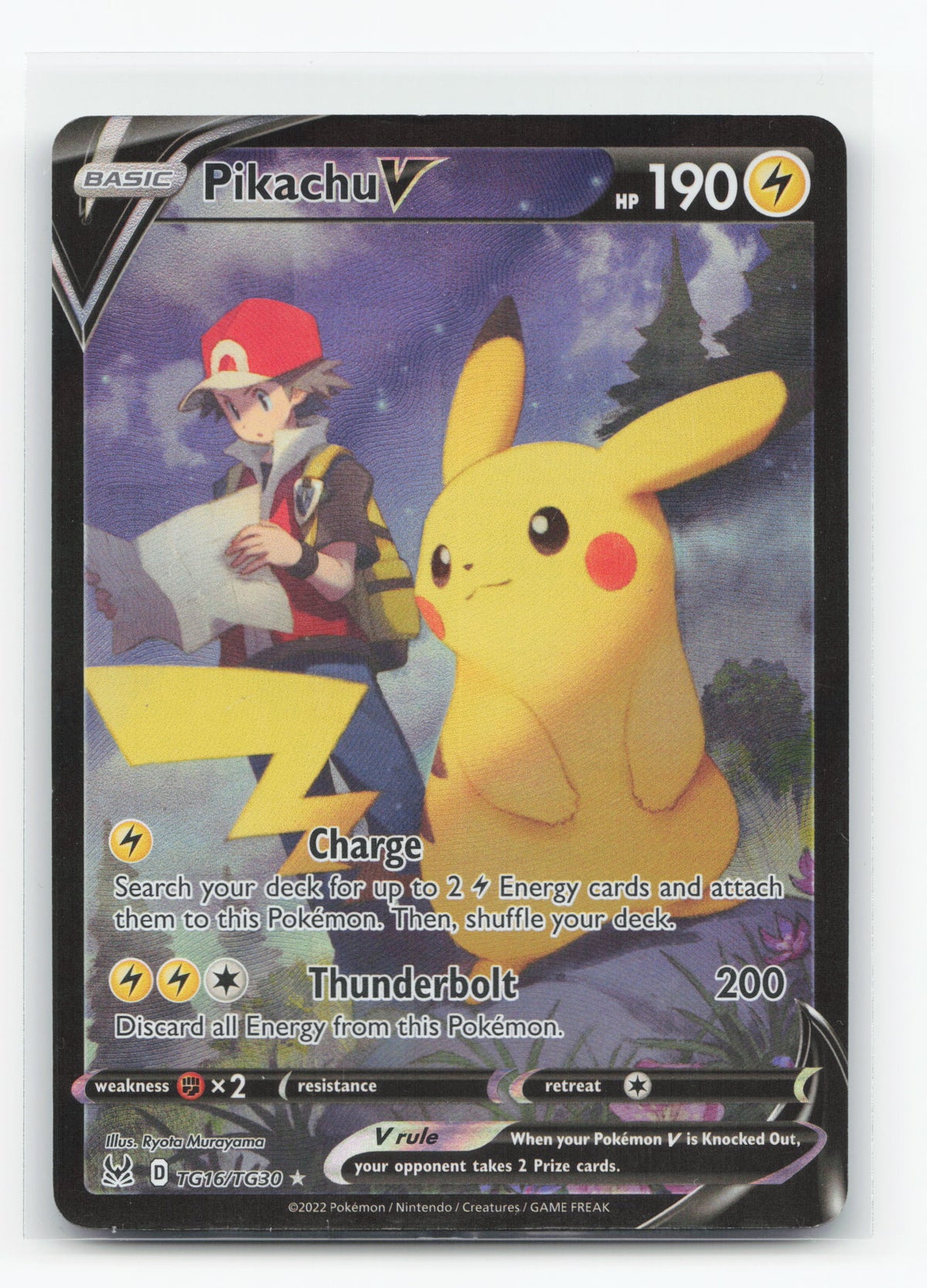 Pikachu V TG16/TG30 - Lost Origin Trainer Gallery