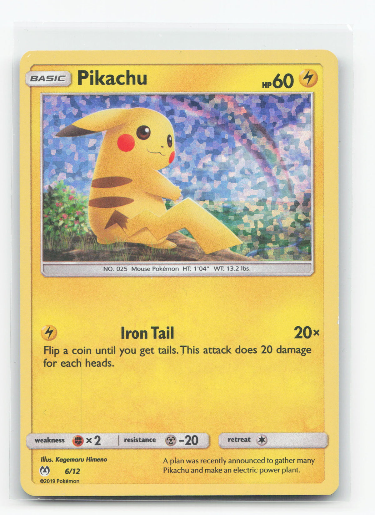 Pikachu 6/12 - McDonald's Collection 2019