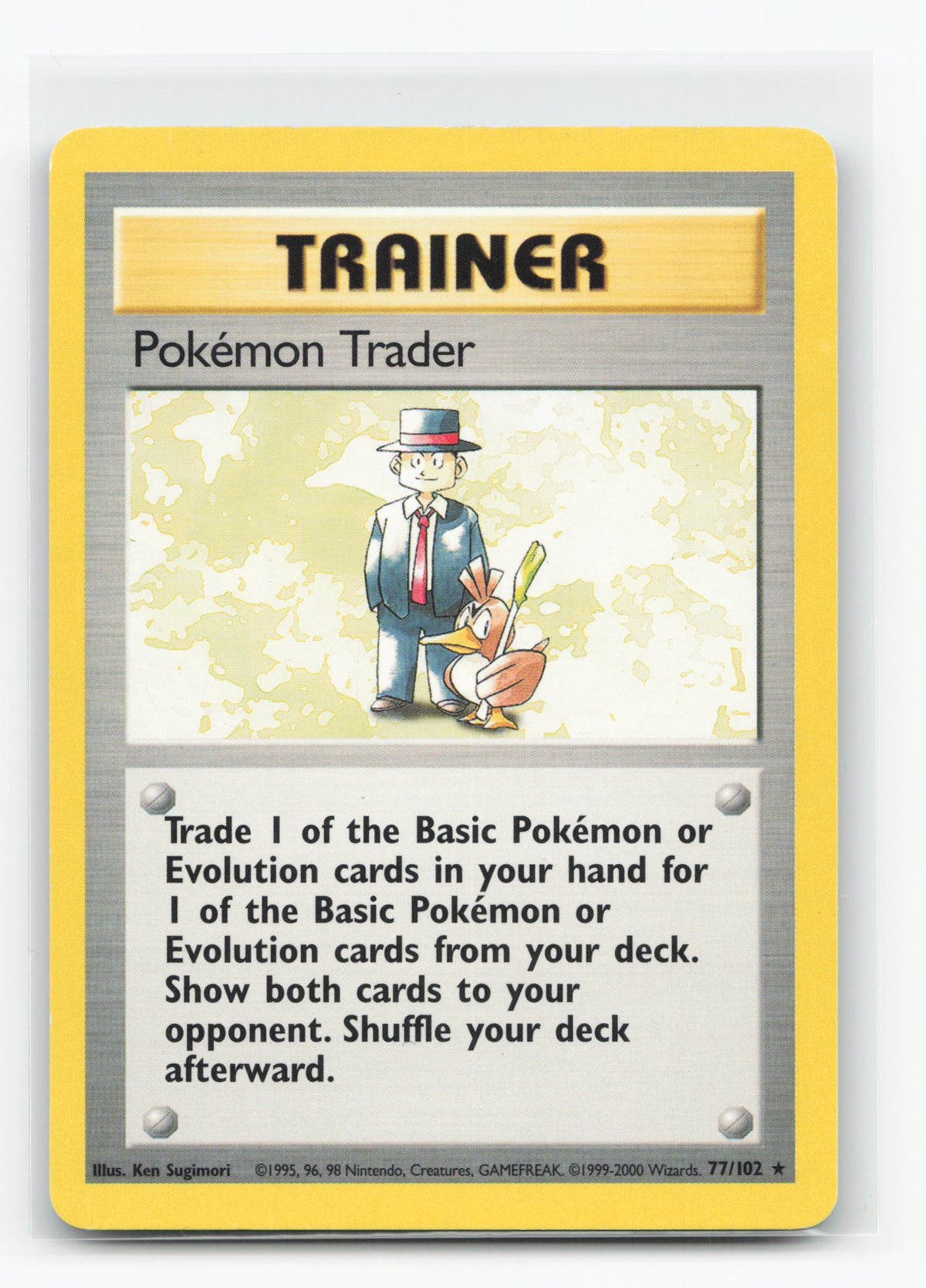 Pokémon Trader Shadowless 77/102 - Base