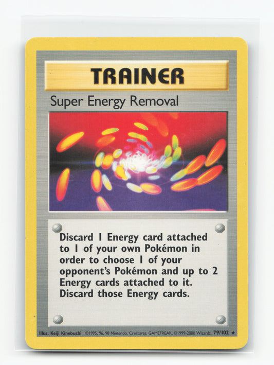 Super Energy Removal Shadowless 79/102 - Base