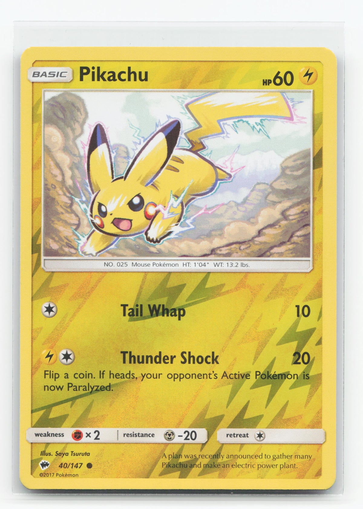 Pikachu 40/147 - Burning Shadows